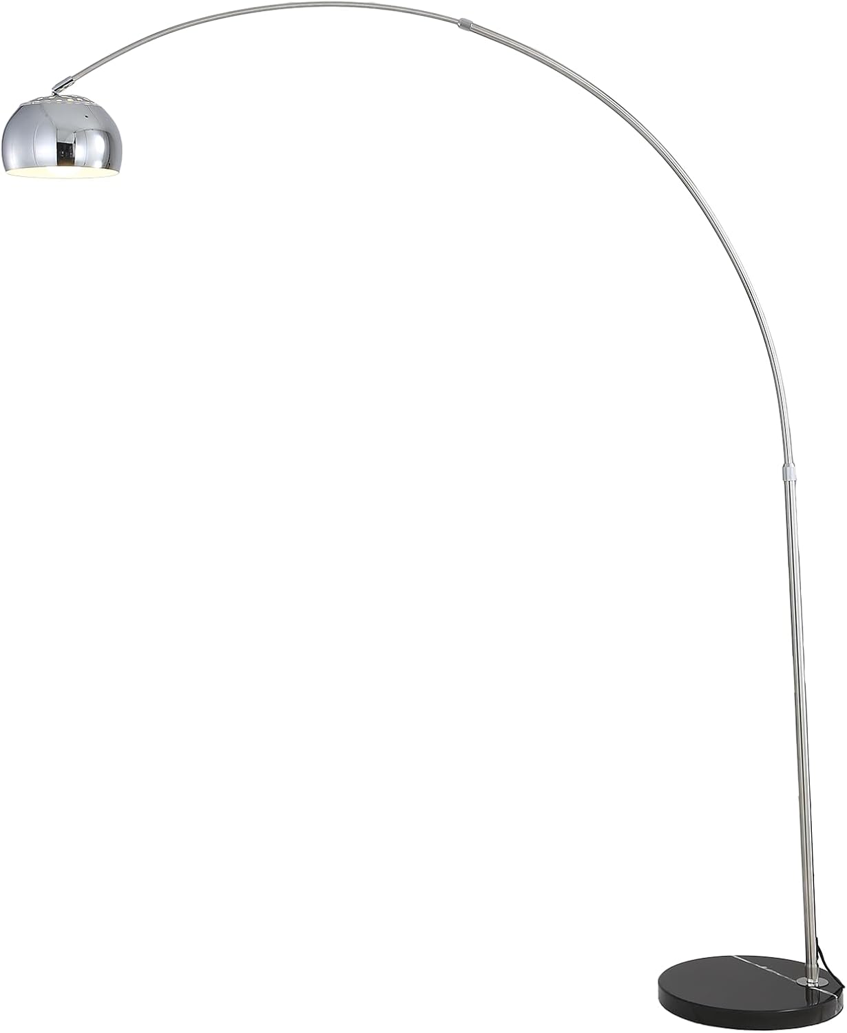 Chrome Dimmable Arc Floor Lamp