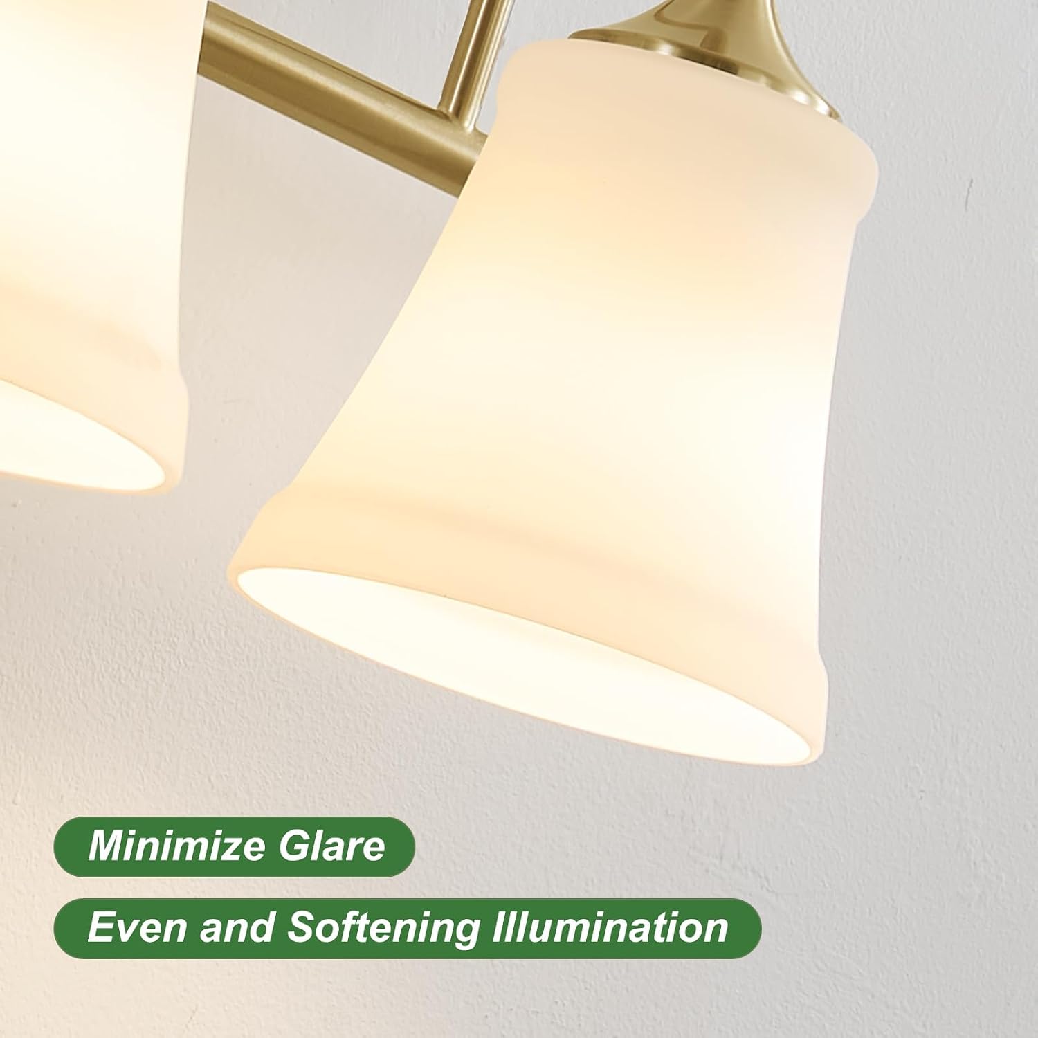 21 Inch 3-Light Brushed Gold Farmhouse Vanity Wall Sconce