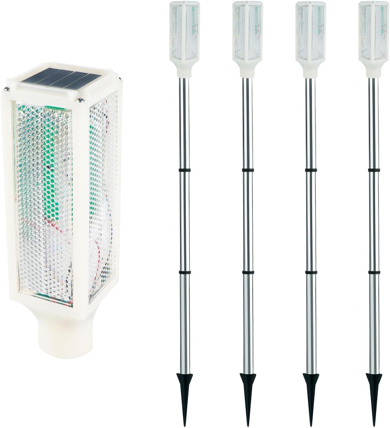 White Solar Driveway Marker Lights