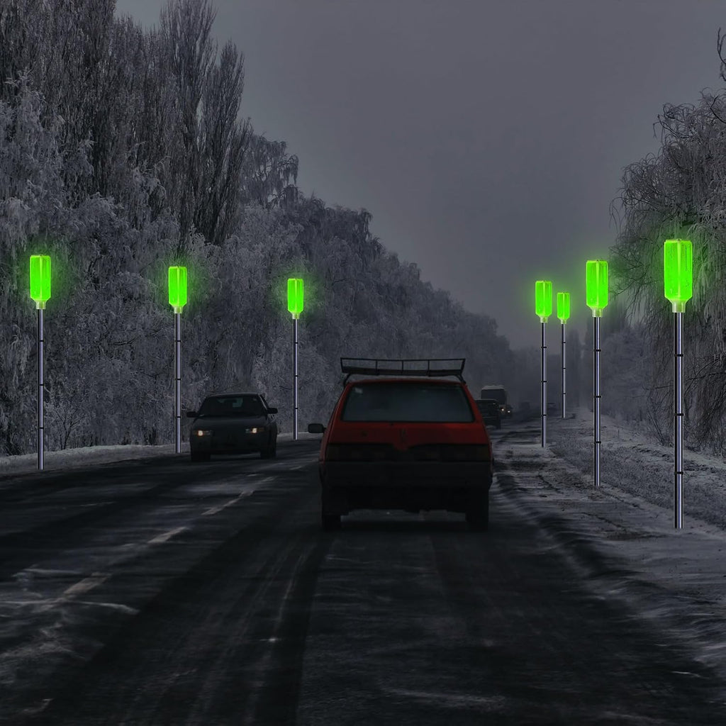 Green Solar Driveway Marker Lights