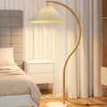 White Fabric Rotatable Arc Lamp