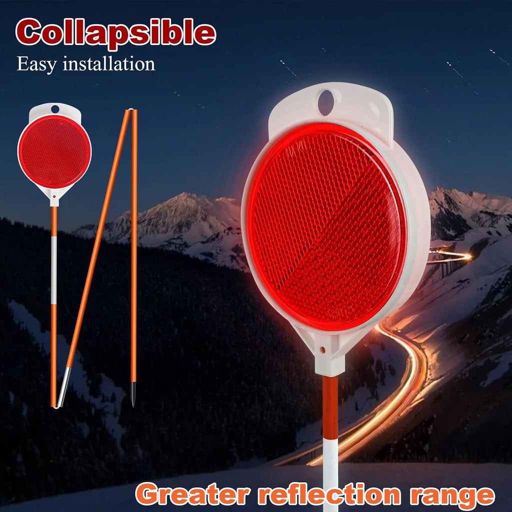 Orange Reflective Driveway Stakes