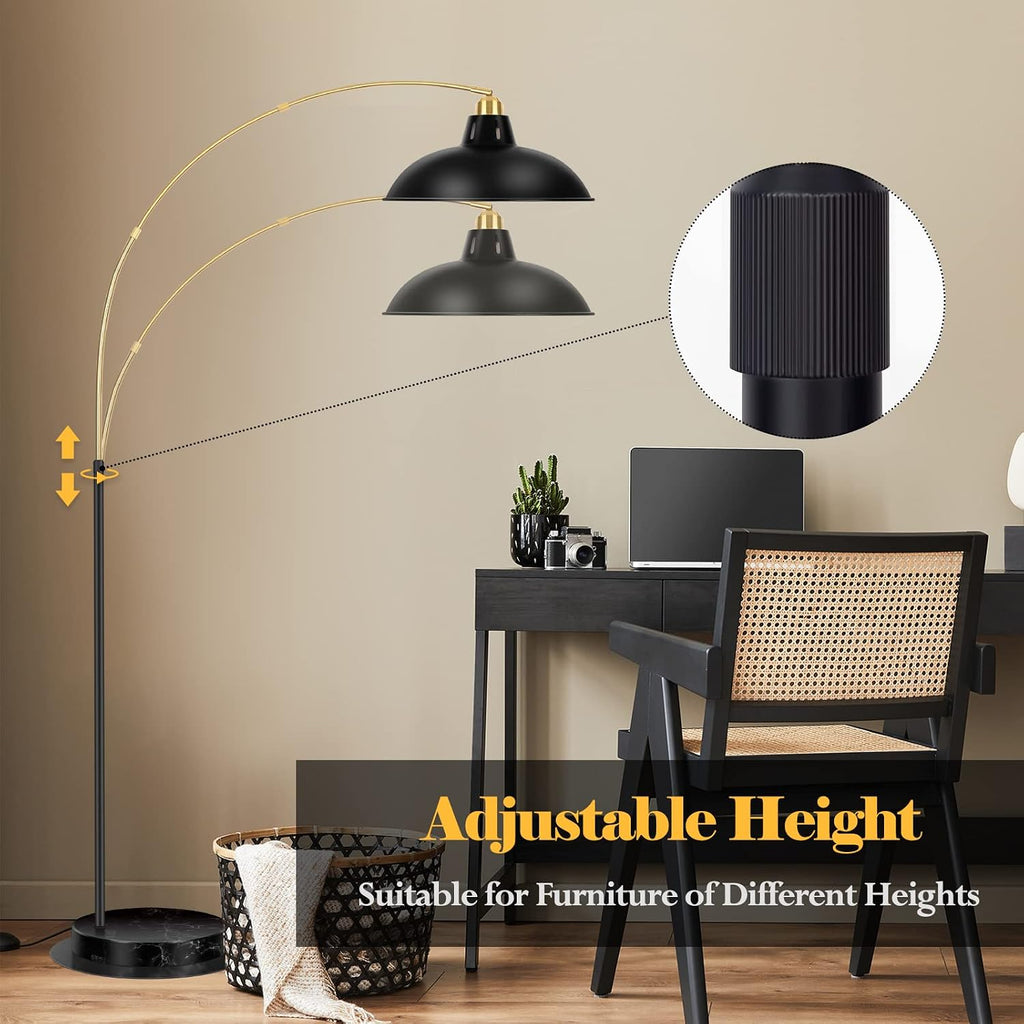 Marble Base Rotatable Arc Lamp