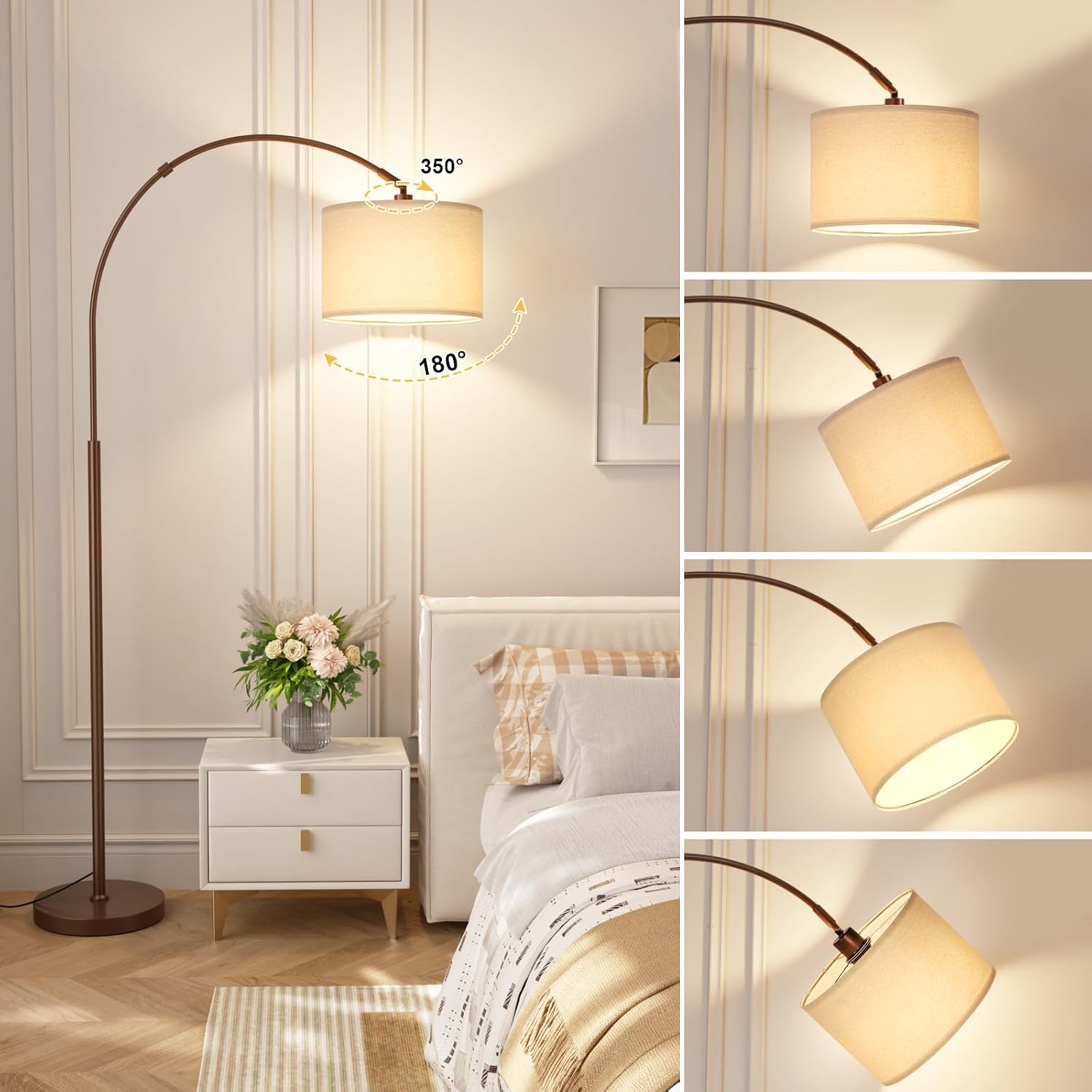 Adjustable Arc Floor Lamp Remote
