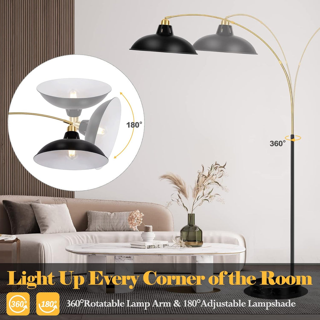Marble Base Rotatable Arc Lamp