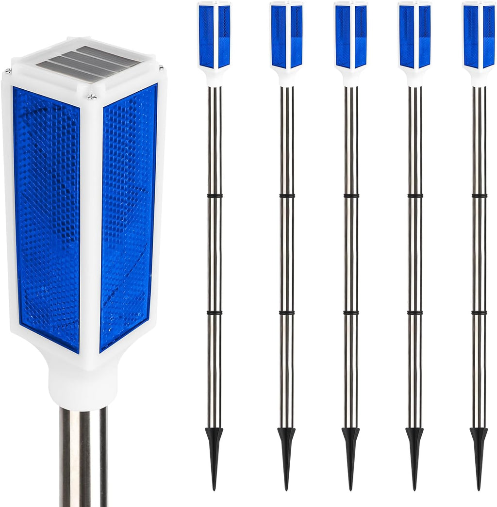 Blue Solar Driveway Marker Lights