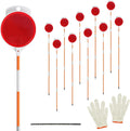 Orange Reflective Driveway Stakes
