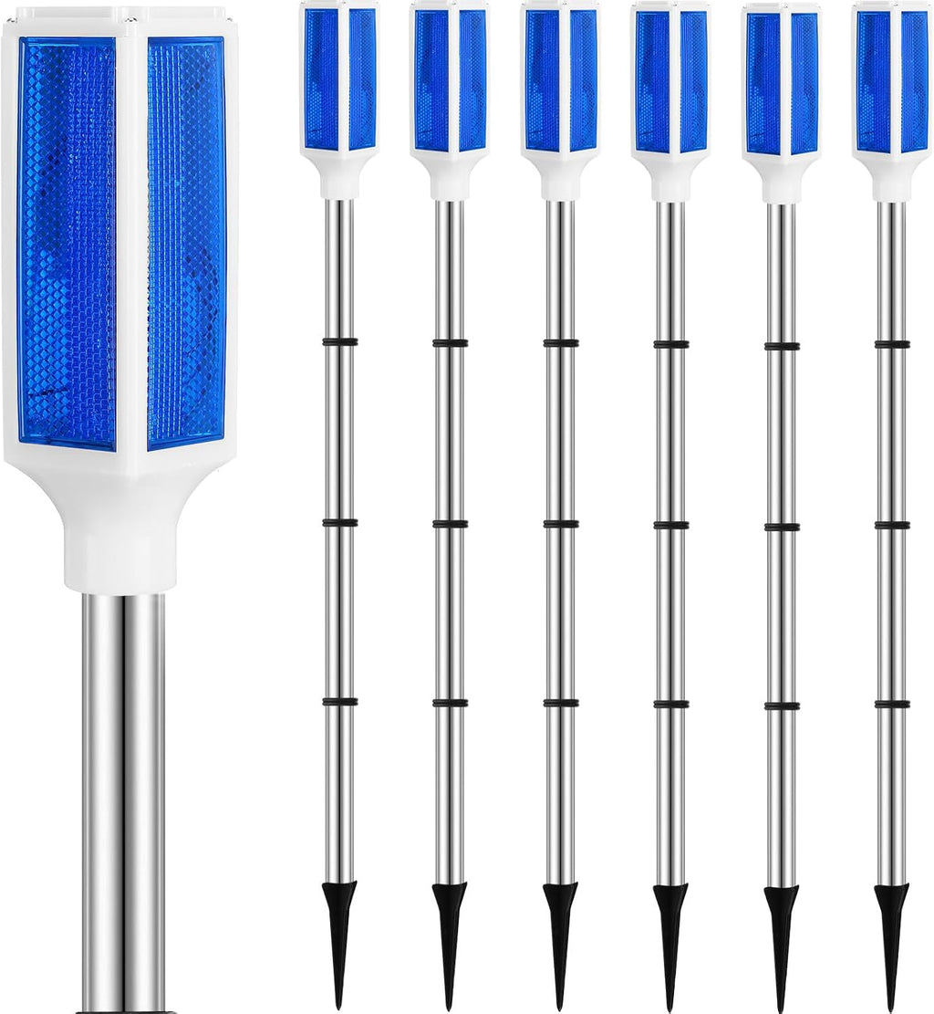 Blue Solar Driveway Marker Lights