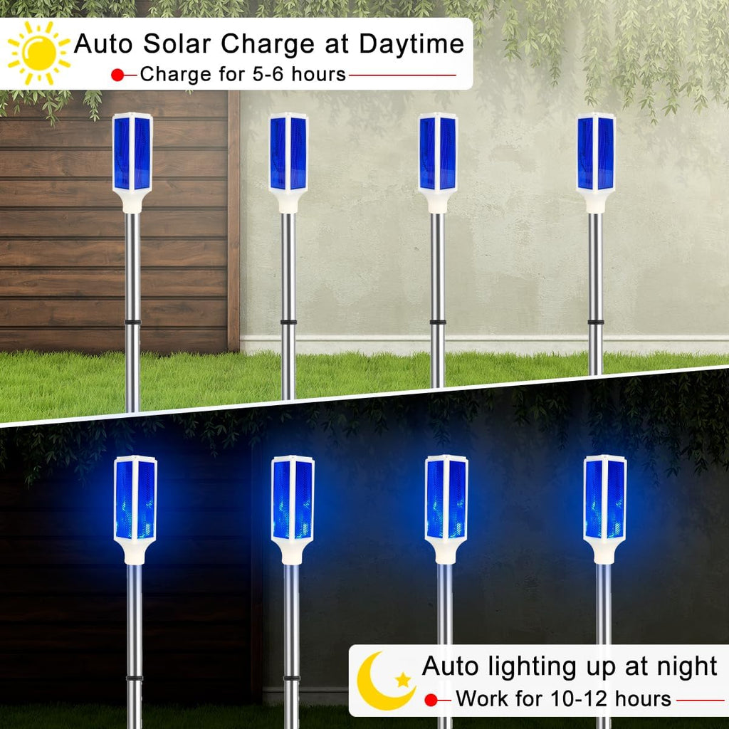 White Solar Driveway Marker Lights