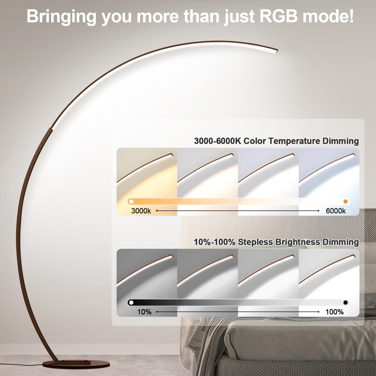 RGB Smart Arc Floor Lamp