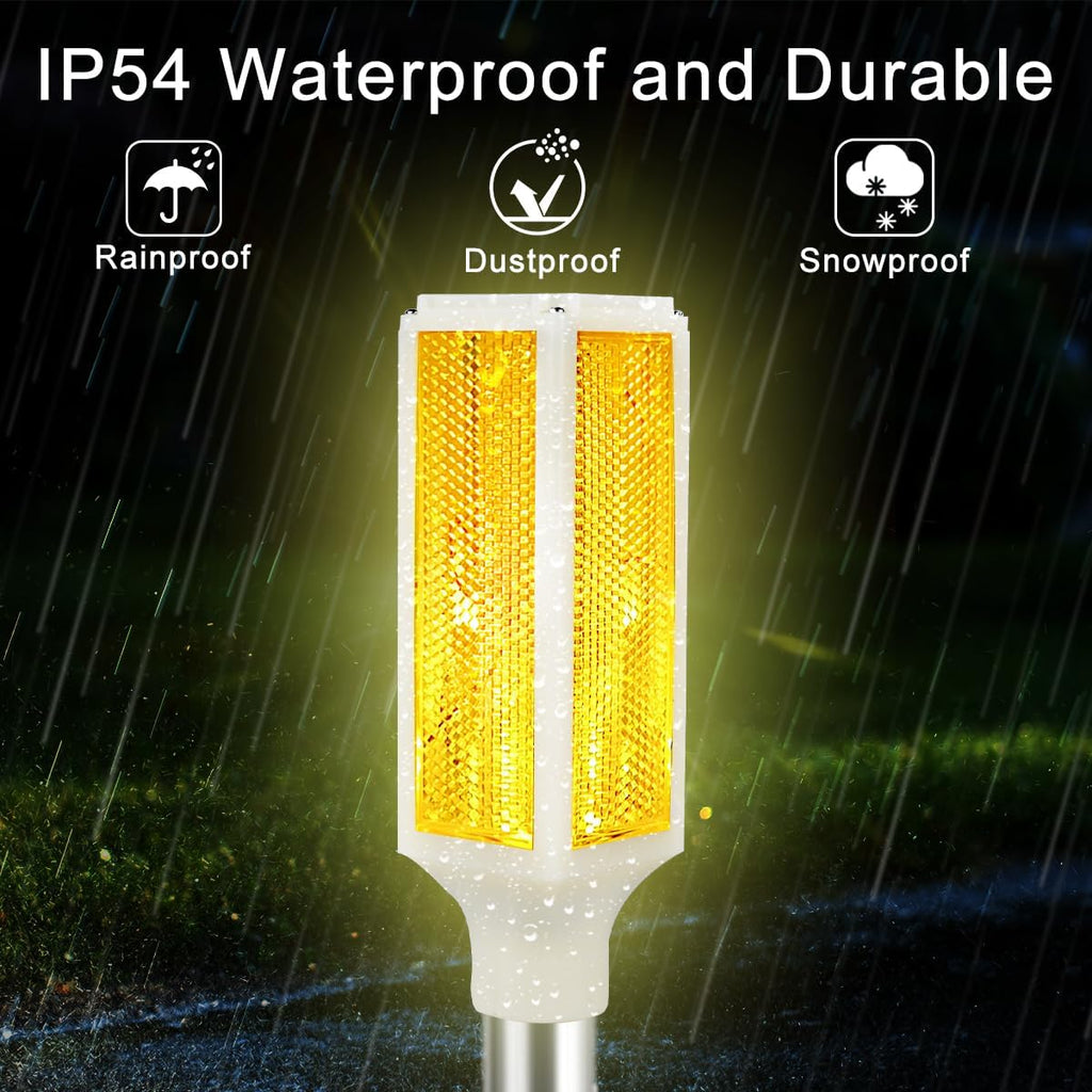 White Solar Driveway Marker Lights