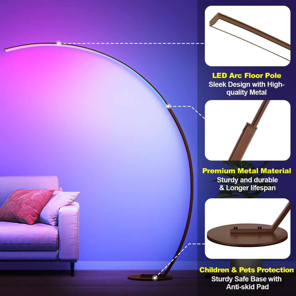 RGB Smart Arc Floor Lamp