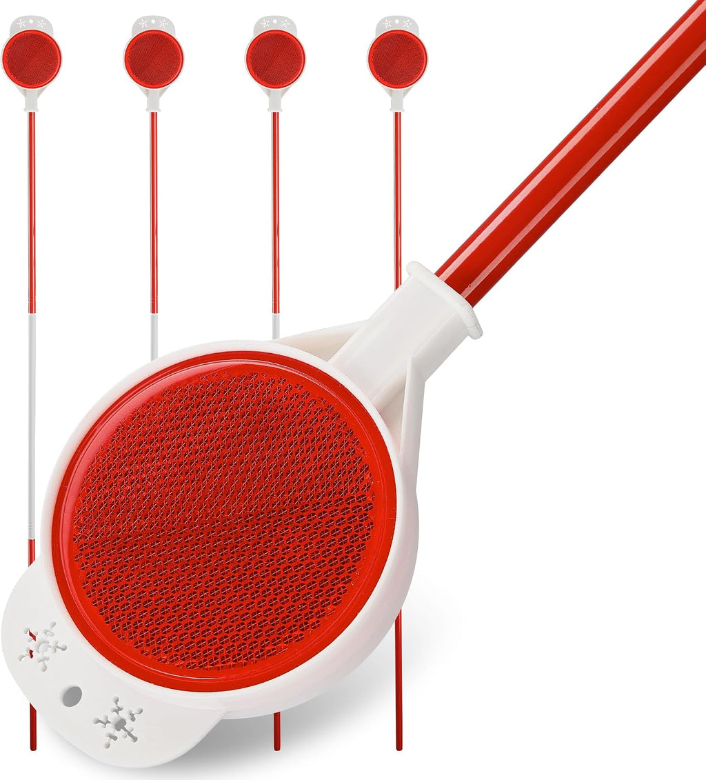 Red White Reflective Driveway Stakes